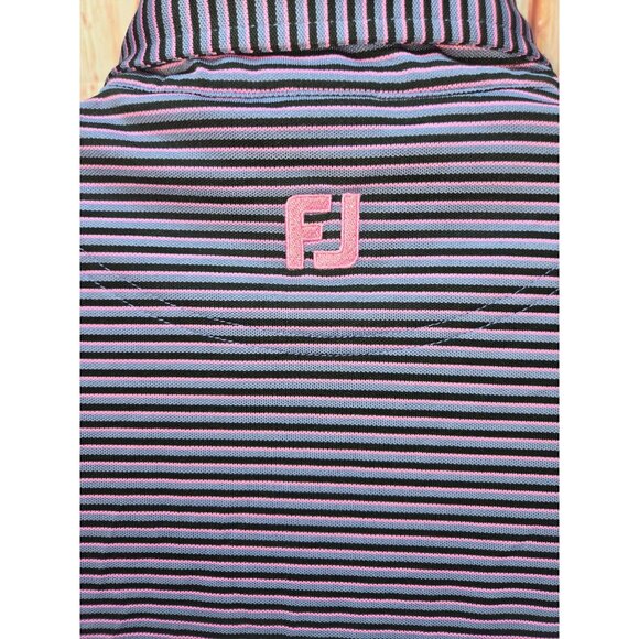 FootJoy Mens Striped Polo Medium Texas Star Golf Course - Picture 8 of 9